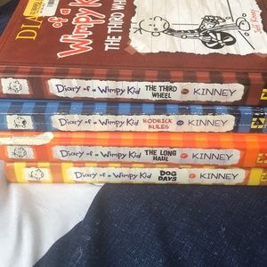 4 Diary Of A Wimpy Kid Books